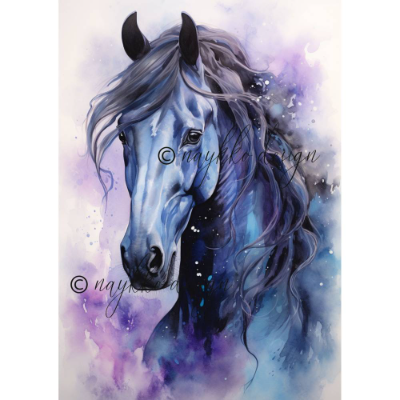 Wandbild eines mystischen Pferds zum Download