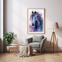 Wandbild eines mystischen Pferds zum Download Bild 3