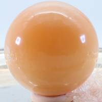 GROSSE Orangen Calcit Edelsteinkugel 62 mm, Meditation und Heilsteine, glänzende Kugel, Wunderbarer Kristall Bild 10