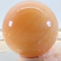 GROSSE Orangen Calcit Edelsteinkugel 62 mm, Meditation und Heilsteine, glänzende Kugel, Wunderbarer Kristall Bild 3