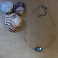 Halskette/-reif mit Abalone Bild 1