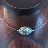 Halskette/-reif mit Abalone Bild 2