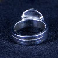 kleiner Tigeraugen Ring oval in Silber gefasst Größe verstellbar Bild 6