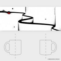 Tasse, Keramiktasse "Feld 951", individueller, künstlerischer Akzent für Deinen Tisch, 0,3L Bild 4