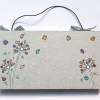 personalisiertes Hochzeitsgeschenk Türschild aus Holz mit Pusteblumen und Schmetterlingen | Geschenk zur Hochzeit Bild 3
