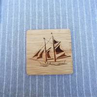 Untersetzer Holz maritim graviert 8 Motive Bild 5
