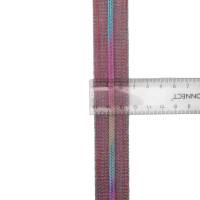 Endlosreißverschluss, Bordeauxfarben metalisiert 4mm Spirale, 1 Meter Bild 3