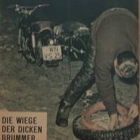 Das Motorrad -  Nr. 26  -   22. Dezember 1962  -   Die Wiege der dicken Brummer Bild 1