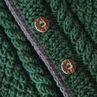 Trachtenjacke für Junge grün  Strickjacke Pullover Trachtenhose Janker Taufkleidung Geschenk Babykleidung Babyshower Bild 2