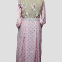Damen Hemdblusen Kleid  | Im Landhaus Stil Rose/Sand Farben | Bild 3