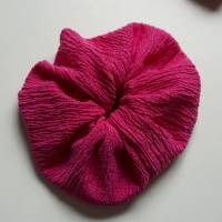 Scrunchie / Haargummi  genäht Jersey rosa crepe Bild 1