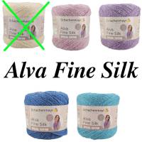 89,50 € / 1 kg Schachenmayr ’Alva Fine Silk’ Wolle Garn in Uni-Farben 100 % Naturfasern z.B. für Tücher und Schals Bild 1