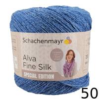 89,50 € / 1 kg Schachenmayr ’Alva Fine Silk’ Wolle Garn in Uni-Farben 100 % Naturfasern z.B. für Tücher und Schals Bild 5