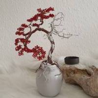 Kleiner Blütenbaum als Drahtbaum im Bonsai Look/ Geschenk zur Hochzeit & Taufe/ Dekoration für zu Hause Bild 3