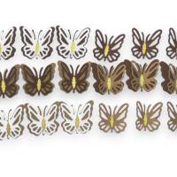 18 Stanzteile Streudeko Schmetterlinge 3D, Papier, Kartengestaltung, Deko, Scrapbooking, Junk Journal Bild 1
