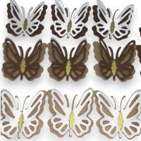 18 Stanzteile Streudeko Schmetterlinge 3D, Papier, Kartengestaltung, Deko, Scrapbooking, Junk Journal Bild 2