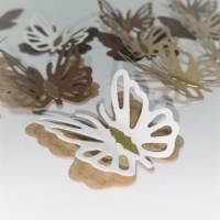 18 Stanzteile Streudeko Schmetterlinge 3D, Papier, Kartengestaltung, Deko, Scrapbooking, Junk Journal Bild 4