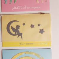 Trauerkarten für Sternenkinder und verstorbene Kinder | Bunte und kindgerechte Designs | Beileidskarten für Kinder Bild 4