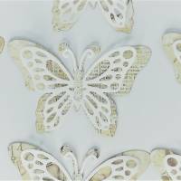 12 Stanzteile Streudeko Schmetterlinge 3D, Duo Karton, Kartengestaltung, Deko, Scrapbooking, Junk Journal Bild 4