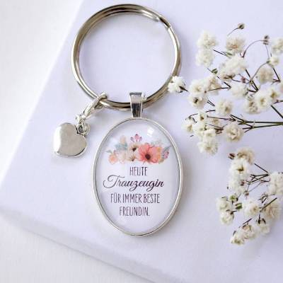 Trauzeugin Geschenk | Schlüsselanhänger mit Spruch | Trauzeugin und beste Freundin Geschenk | Kleines Dankeschön 