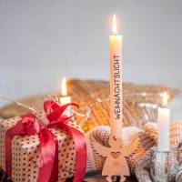 Weihnachten  3 - Kerzentattoos DIN C6 Kerzensticker - Hygge Skandi God Jul Dalapferd Advent Winterzauber Weihnachtsfest Bild 2