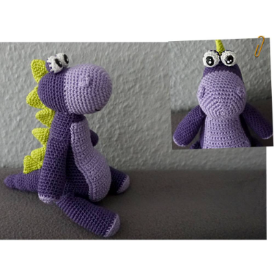 Häkelanleitung Dino Gion!