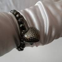 Eleganter Armband Modeschmuck Geschenk Mitbringsel in Schwarz Bild 2