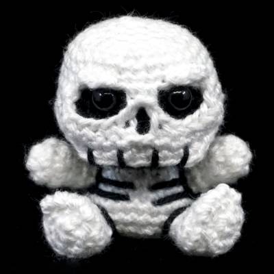 Mini Skelett Häkelanleitung | Amigurumi PDF Anleitung