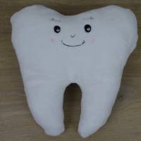 Zahnfee-Kissen kuschelig weich, einer kleinen Tasche auf der Rückseite, individuell und personalisiert Bild 9
