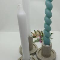 Kerzenhalter Kerzenständer für Stabkerzen aus Beton 3 verschiedene Größen Bild 1