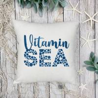 Schriftzug Vitamin SEA im Punktedesign Bild 1