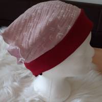 Kopftuch / Sommerkopftuch in rosa aus Musseline  -  mit oder ohne Augenschutz Bild 2