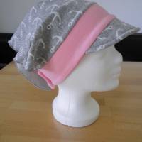 Kopftuch / Sommerkopftuch in rosa aus Musseline  -  mit oder ohne Augenschutz Bild 5