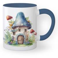 13 digital Fairy Houses PNG Watercolor Clipart Bundle, Sublimation,Commercial License Bild 7