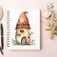13 digital Fairy Houses PNG Watercolor Clipart Bundle, Sublimation,Commercial License Bild 9