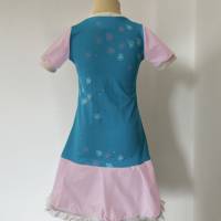 Kleid rosa mit Armlängenauswahl- Sommerkleid Rüschenkleid für Mädchen in verschiedenen Größen Bild 3