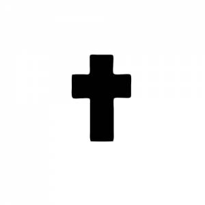Kleiner Stanzer Kreuz Motiv ca. 17 mm Bild 3