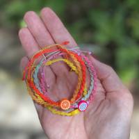 Summer Fruits - Makramee-Armbänder in Neon-Farben mit Sommerfrüchten Bild 4