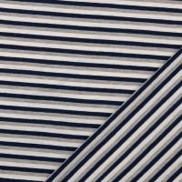14,90 Euro/m Jersey Ringel, Streifen, grau-blau-weiß, 5mm Bild 2