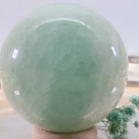 GROSSE Pistazien Calcit Edelsteinkugel 55 mm, Meditation und Heilsteine, glänzende Kugel, Wunderbarer Kristall Bild 1