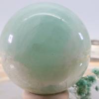 GROSSE Pistazien Calcit Edelsteinkugel 55 mm, Meditation und Heilsteine, glänzende Kugel, Wunderbarer Kristall Bild 10