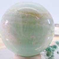 GROSSE Pistazien Calcit Edelsteinkugel 55 mm, Meditation und Heilsteine, glänzende Kugel, Wunderbarer Kristall Bild 8