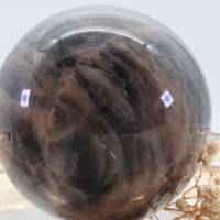 GROSSE schwarze MONDSTEIN 72 mm Edelstein Kugel, Meditation und Heilsteine, glänzende Kugel, Wunderbarer Kristall Bild 10