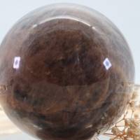 GROSSE schwarze MONDSTEIN 72 mm Edelstein Kugel, Meditation und Heilsteine, glänzende Kugel, Wunderbarer Kristall Bild 5