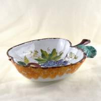 Handbemalte mediterrane Schale aus Keramik mit Traubenmotiv Bild 4