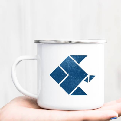 Origamifisch - Ein minimalistisches und maritimies Motiv