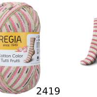 89,50 €/ 1kg Schachenmayr/Regia ’Tutti Frutti Cotton Color’ Sockenwolle 4-fädig/4-fach mit Baumwolle auch für Allergiker Bild 5
