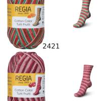 89,50 €/ 1kg Schachenmayr/Regia ’Tutti Frutti Cotton Color’ Sockenwolle 4-fädig/4-fach mit Baumwolle auch für Allergiker Bild 7