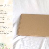Gästebuch Notizbuch nachhaltig Green Wedding personalisierbar Salbei rund Bild 5