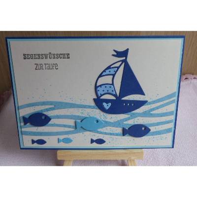 Glückwunschkarte zur  Taufe